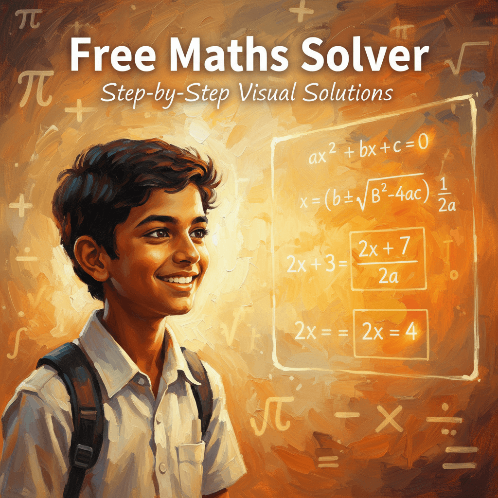 SparkEd Maths Solver — free Photomath alternative for Indian students with CBSE and ICSE aligned step-by-step solutions